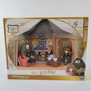 Wizard Harry Potter Magical Minis Hagrid Hut Playset Norbert Figure Toy Hermione